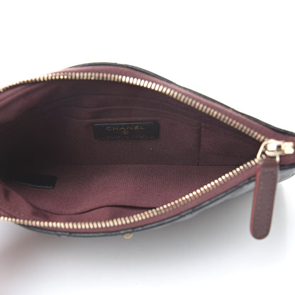 Chanel Aged Calfskin Quilted Medium Reissue Cosmetic Case Black 5 of 7