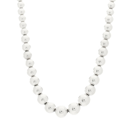 Tiffany Sterling Silver HardWear Graduated Ball Necklace 1 of 6