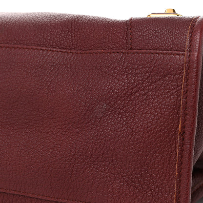 Balenciaga Chevre Gold Metallic Edge Hardware City Bordeaux 11 of 11