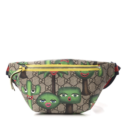 Gucci GG Supreme Monogram Smiling Plants Childrens Belt Bag Multicolor 1 of 10