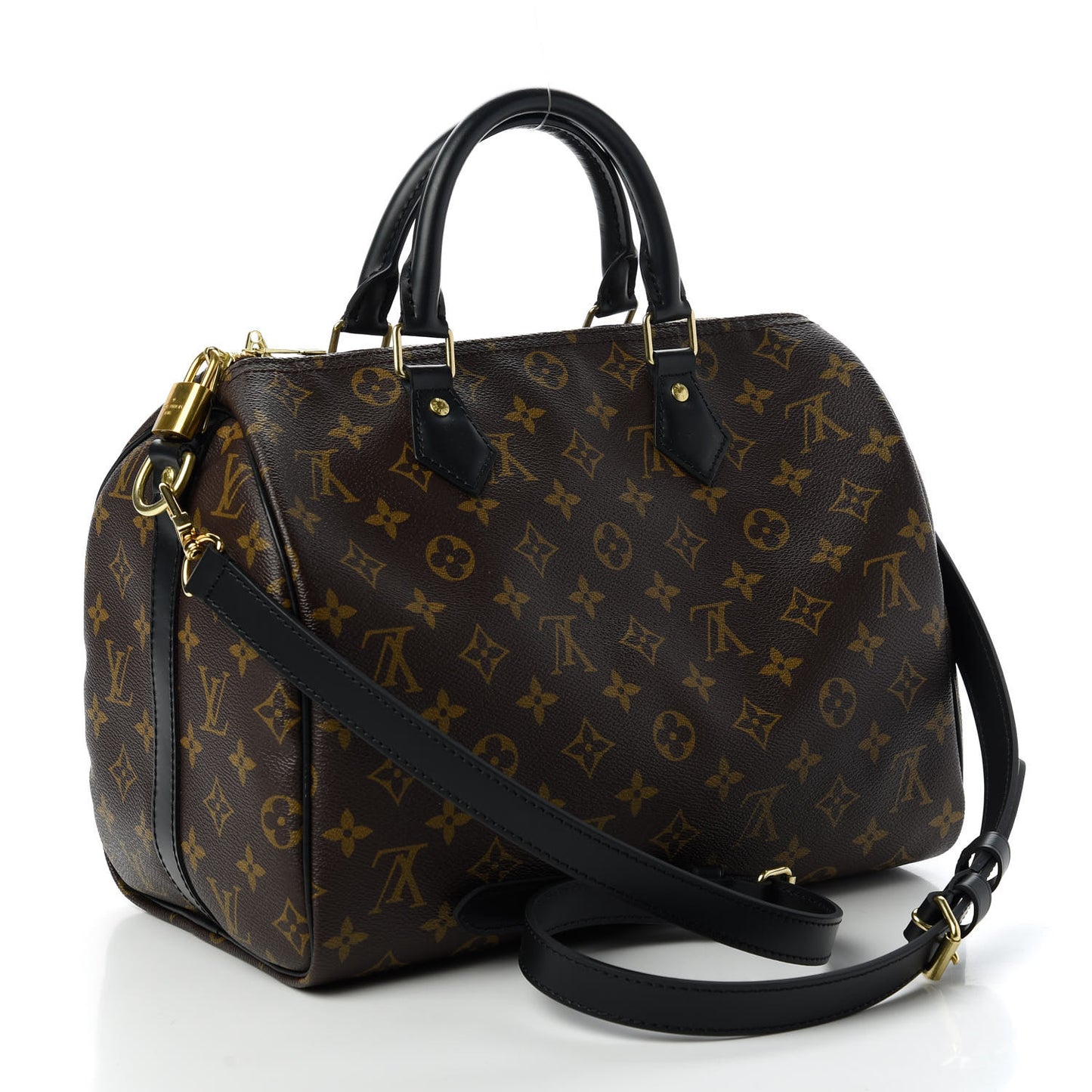 Monogram My World Tour Speedy Bandouliere 30 Black