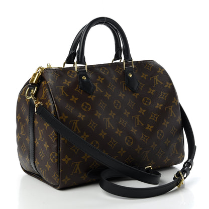 Louis Vuitton Monogram My World Tour Speedy Bandouliere 30 Black 3 of 10