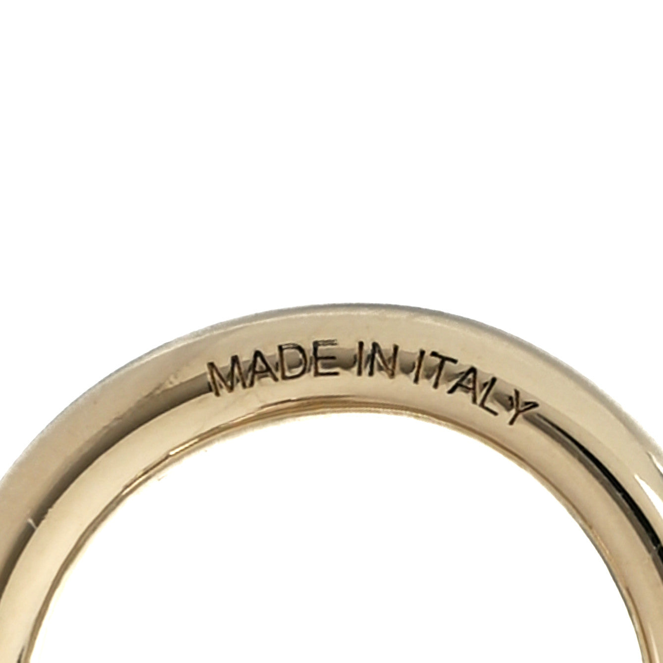 Permabrass Mors Scarf Ring Gold