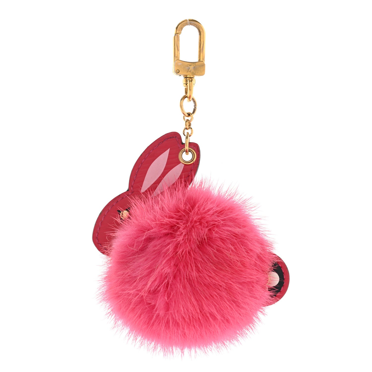 Louis Vuitton Fur Rabbit Bag Charm Key Holder 1 of 7