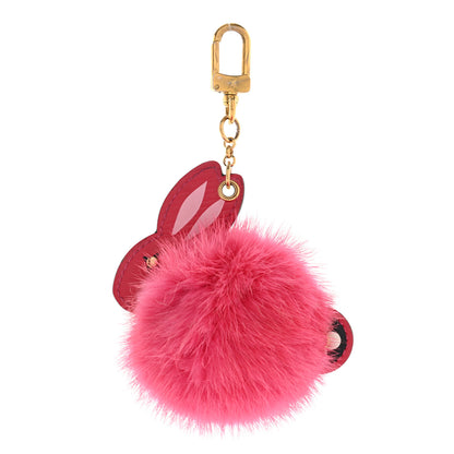 Louis Vuitton Fur Rabbit Bag Charm Key Holder 1 of 7