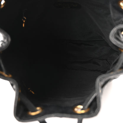 Chanel Caviar Quilted Drawstring Backpack Black 4 of 9