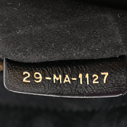 Christian Dior Crinkled Patent Cannage Small Lucky Badges My Lady Dior Black 7 of 13