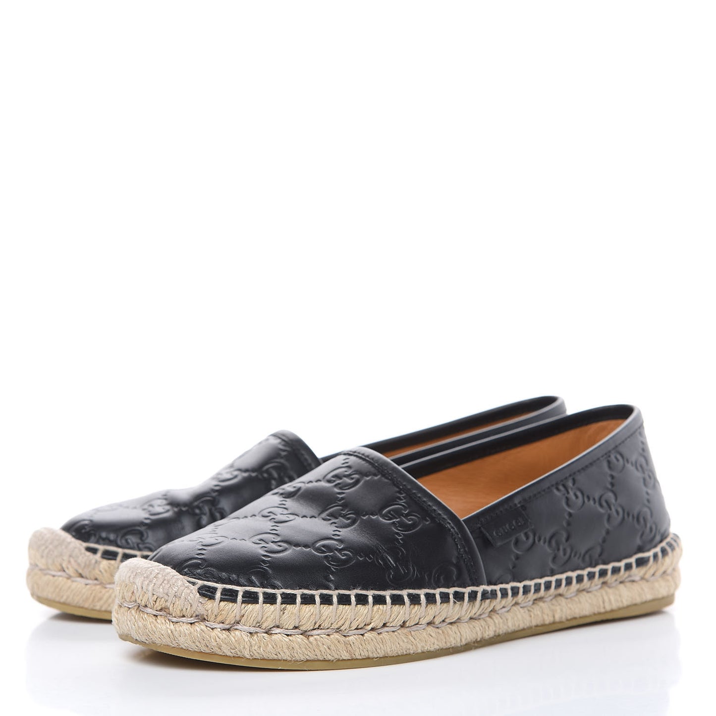 Guccissima Signature Espadrilles 37.5 Black