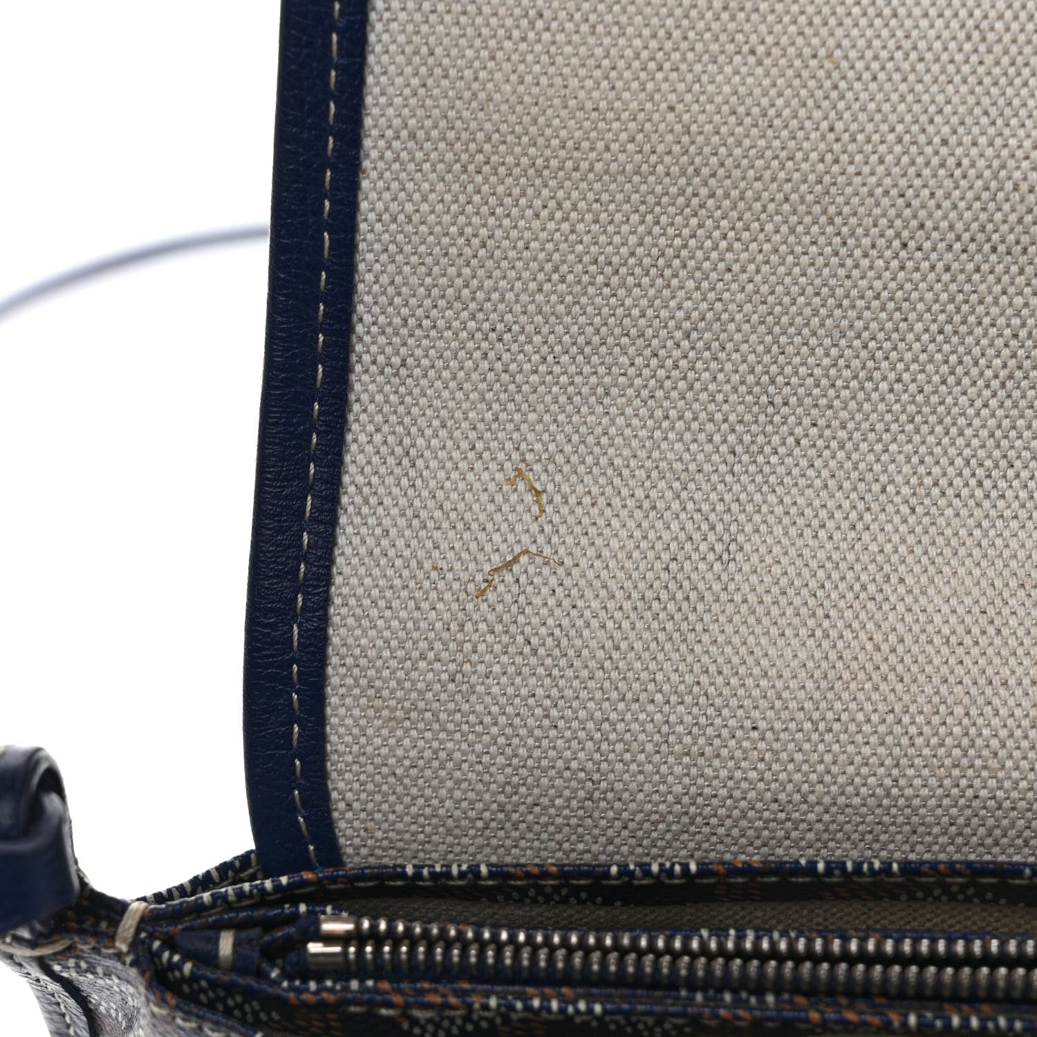 Goyard Goyardine Plumet Wallet Clutch Navy 9 of 9