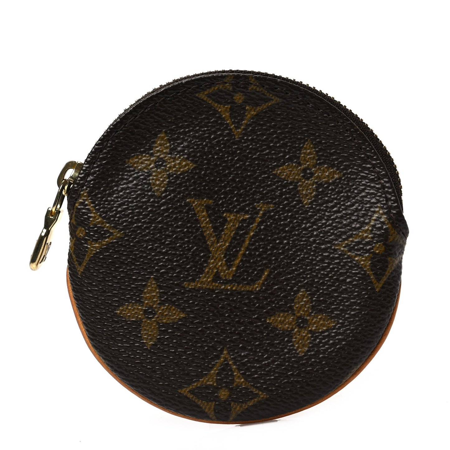 Monogram Round Coin Purse