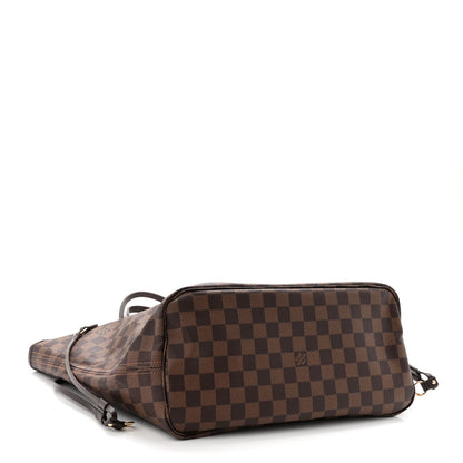 Louis Vuitton Damier Ebene Neo Neverfull MM Rose Ballerine 5 of 12