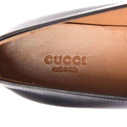 Gucci Calfskin Womens Jordaan Loafers 39 Black 7 of 9