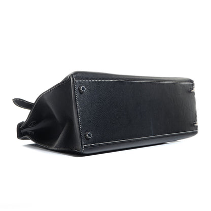 Hermes Swift Kelly Flat 35 Black 5 of 22