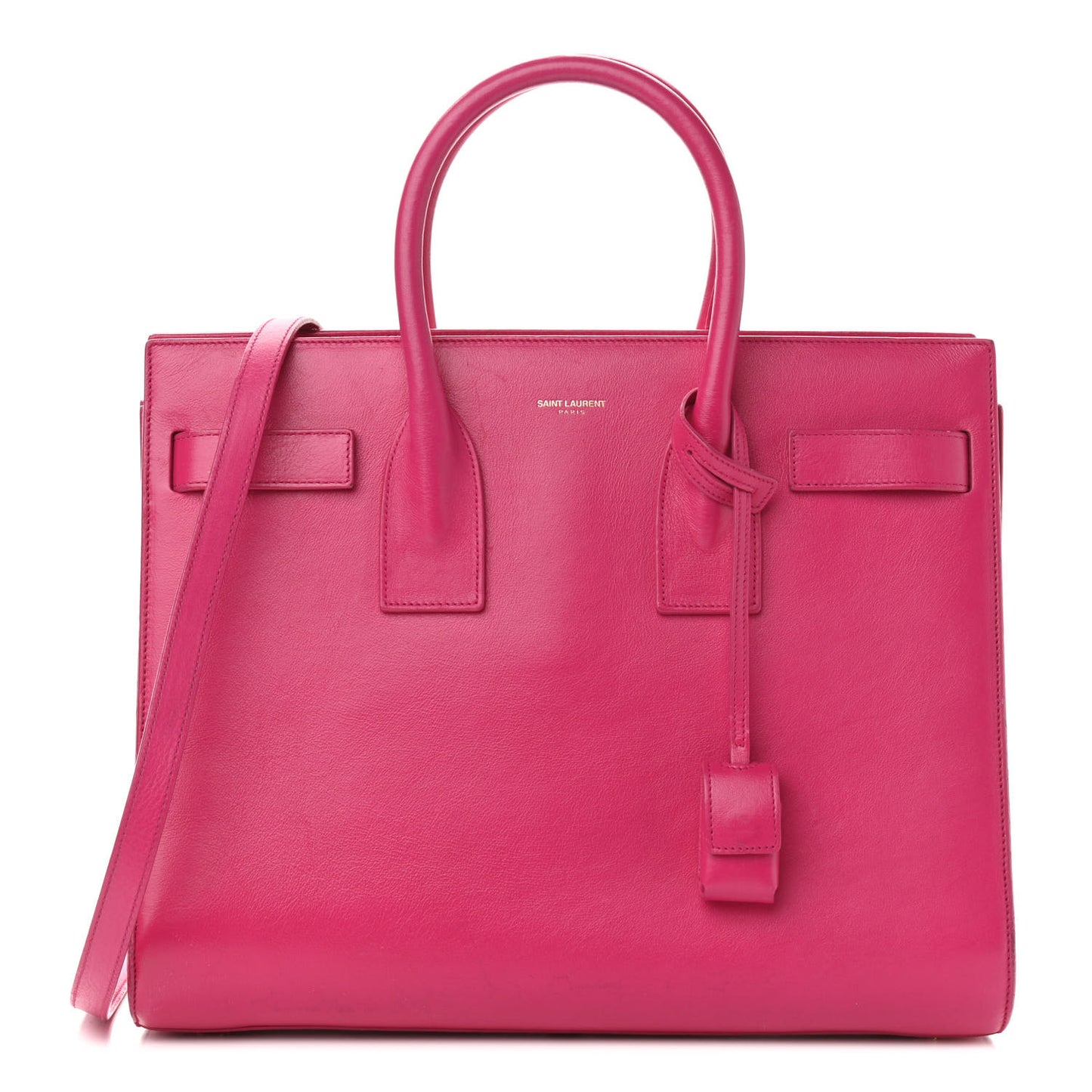 Calfskin Small Sac De Jour Lipstick Fuchsia