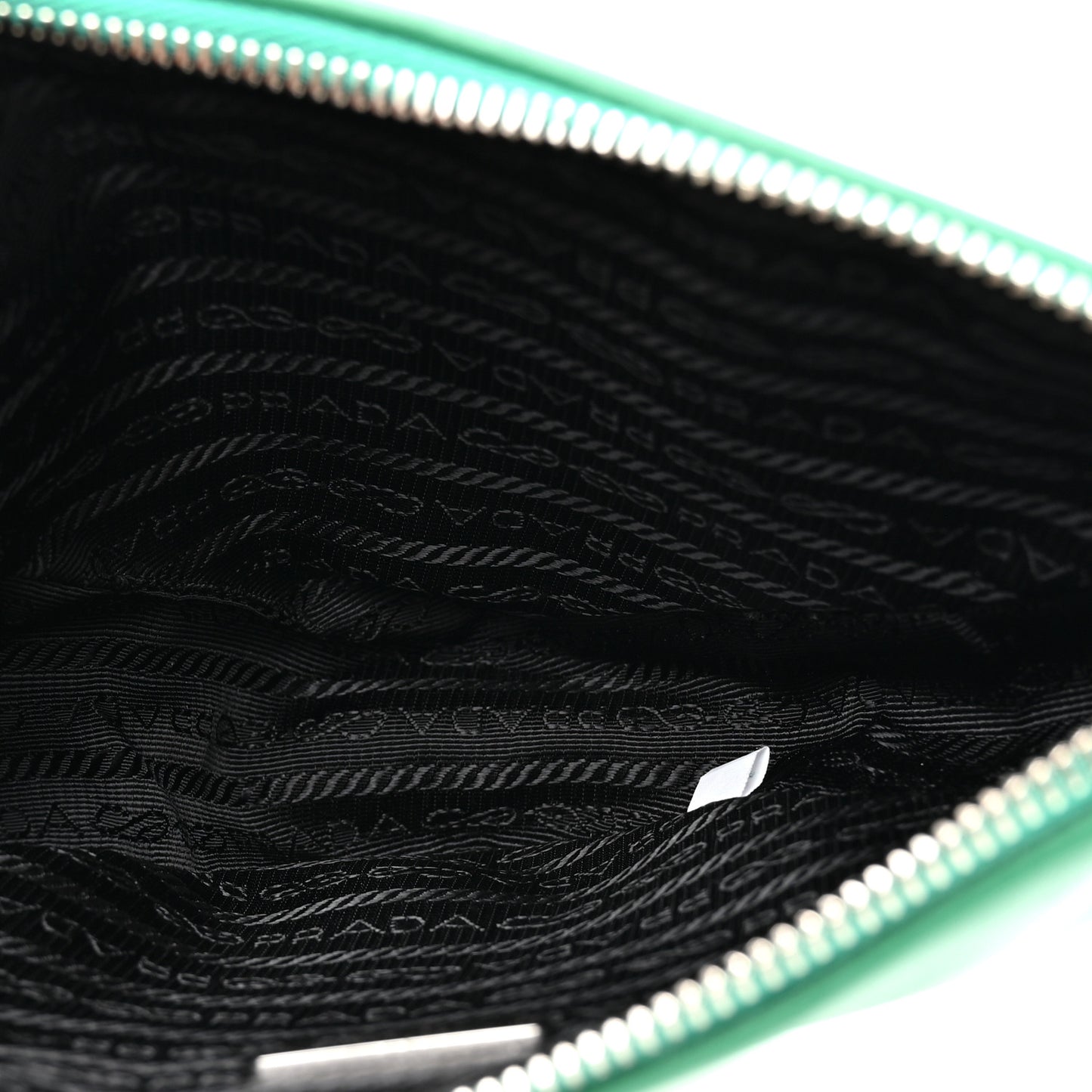 Grace Lux Triangle Logo Embossed Triangle Wristlet Pouch Mango