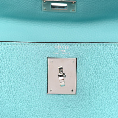 Hermes Togo Kelly Retourne 28 Bleu Atoll 21 of 39