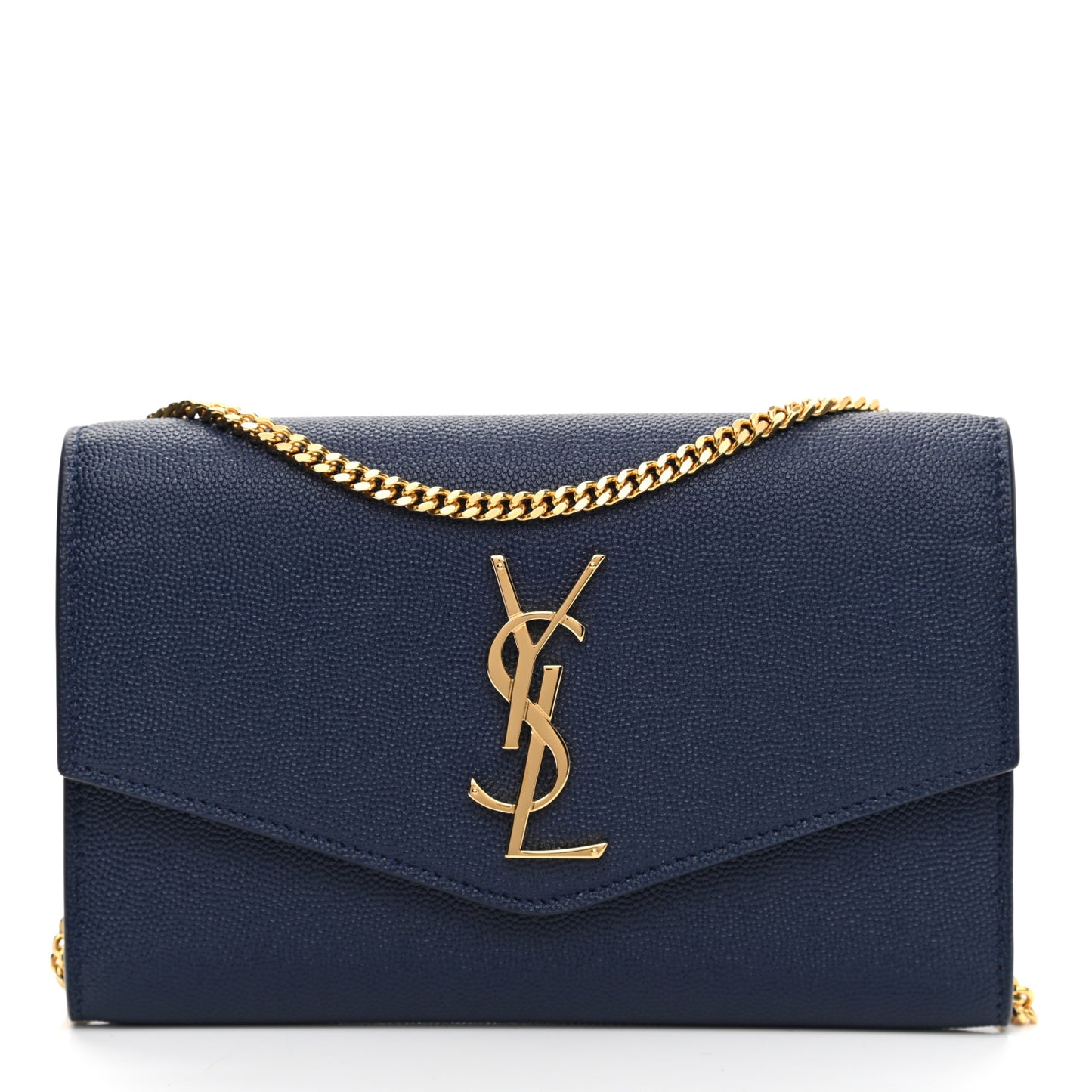 Grain De Poudre Uptown Chain Wallet Charron Blue