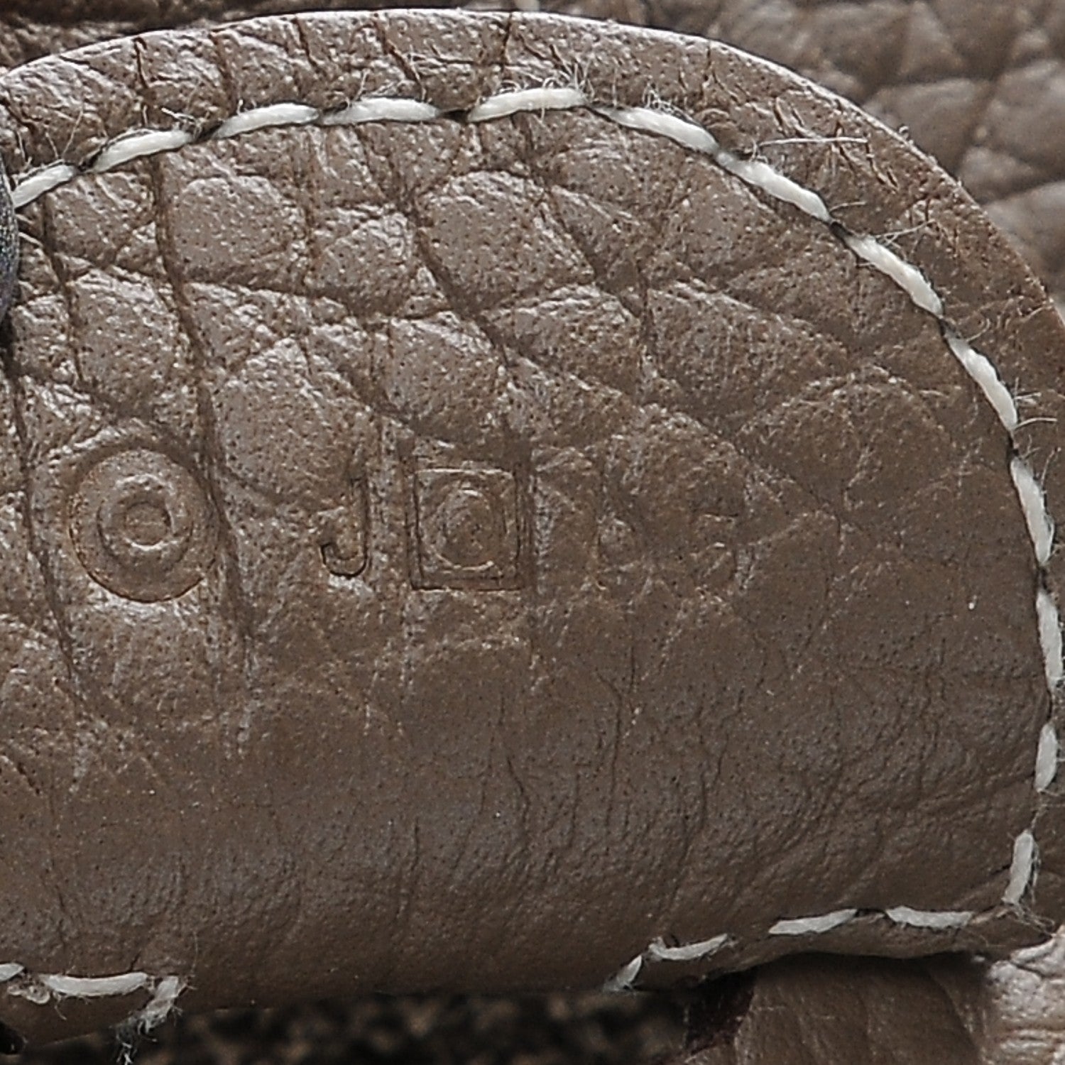 Hermes Taurillon Clemence Evelyne III GM Etoupe 7 of 8