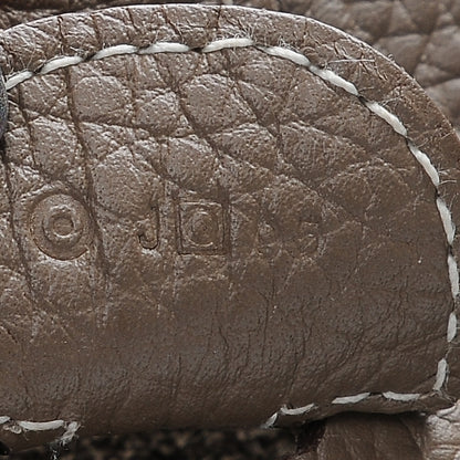 Hermes Taurillon Clemence Evelyne III GM Etoupe 7 of 8
