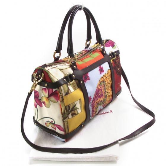 FASHIONPHILE SALVATOREFERRAGAMOCanvasSummerJungleBag 3 of 9