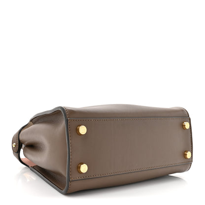 Fendi Vitello Tahiti Burro Bi-Color Medium Peekaboo Iconic Essentially Satchel Maya Camelia Confetto 4 of 11