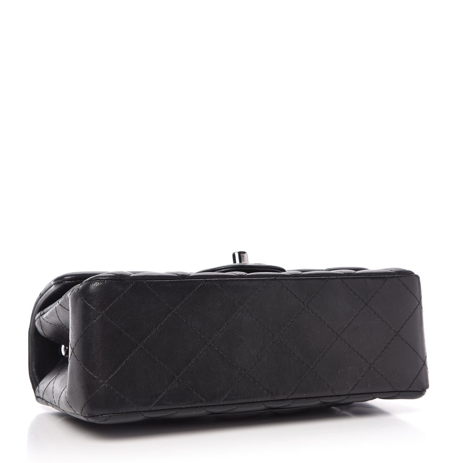 Chanel Lambskin Quilted Mini Rectangular Flap Black 4 of 11
