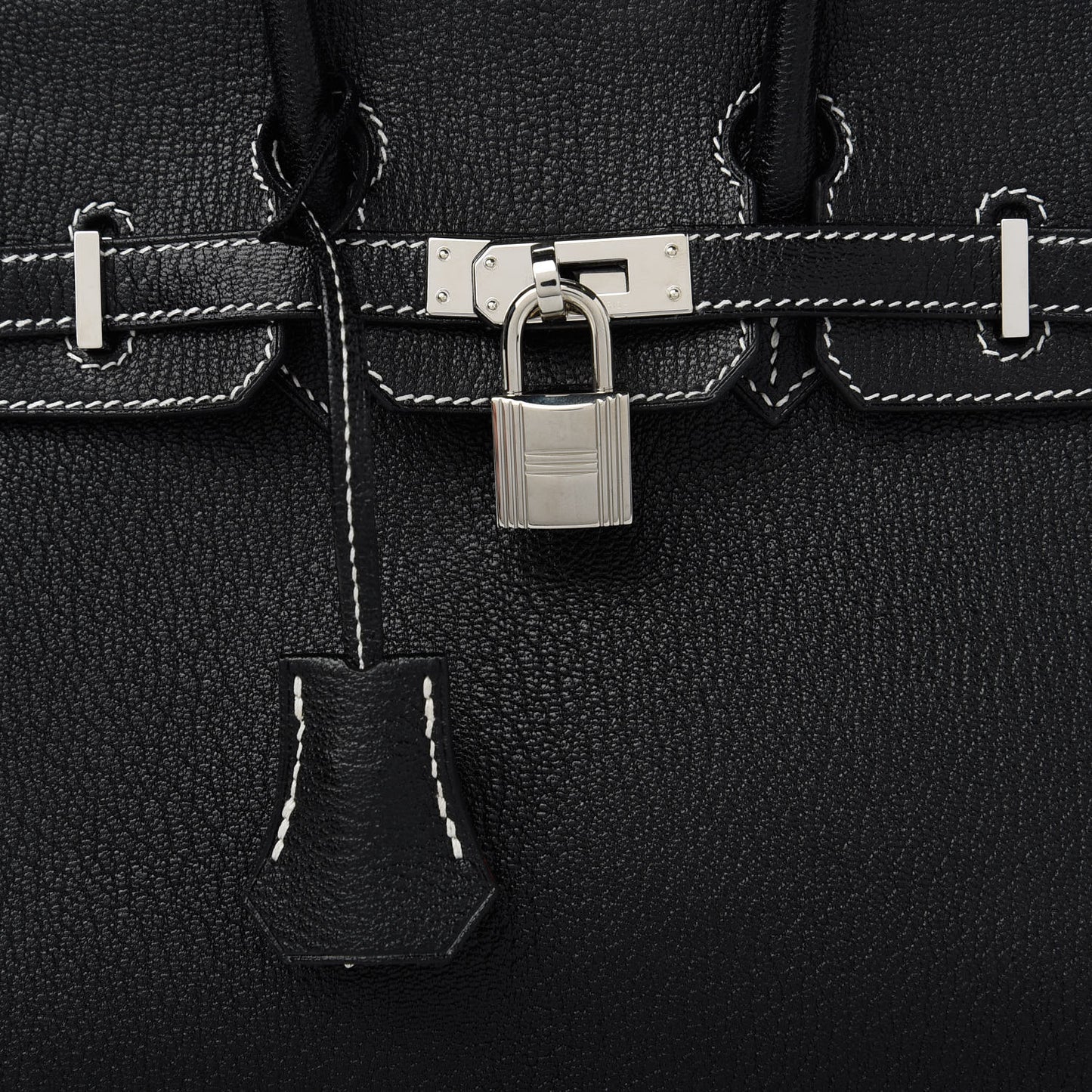Chevre Mysore Horseshoe Birkin 25 Black Rouge Casaque