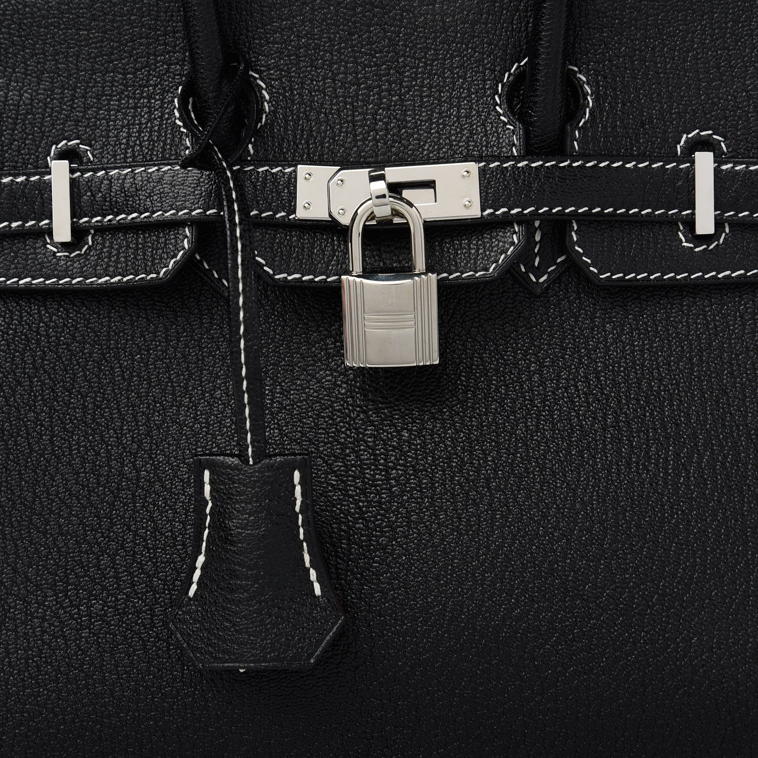 Hermes Chevre Mysore Horseshoe Birkin 25 Black Rouge Casaque 10 of 10