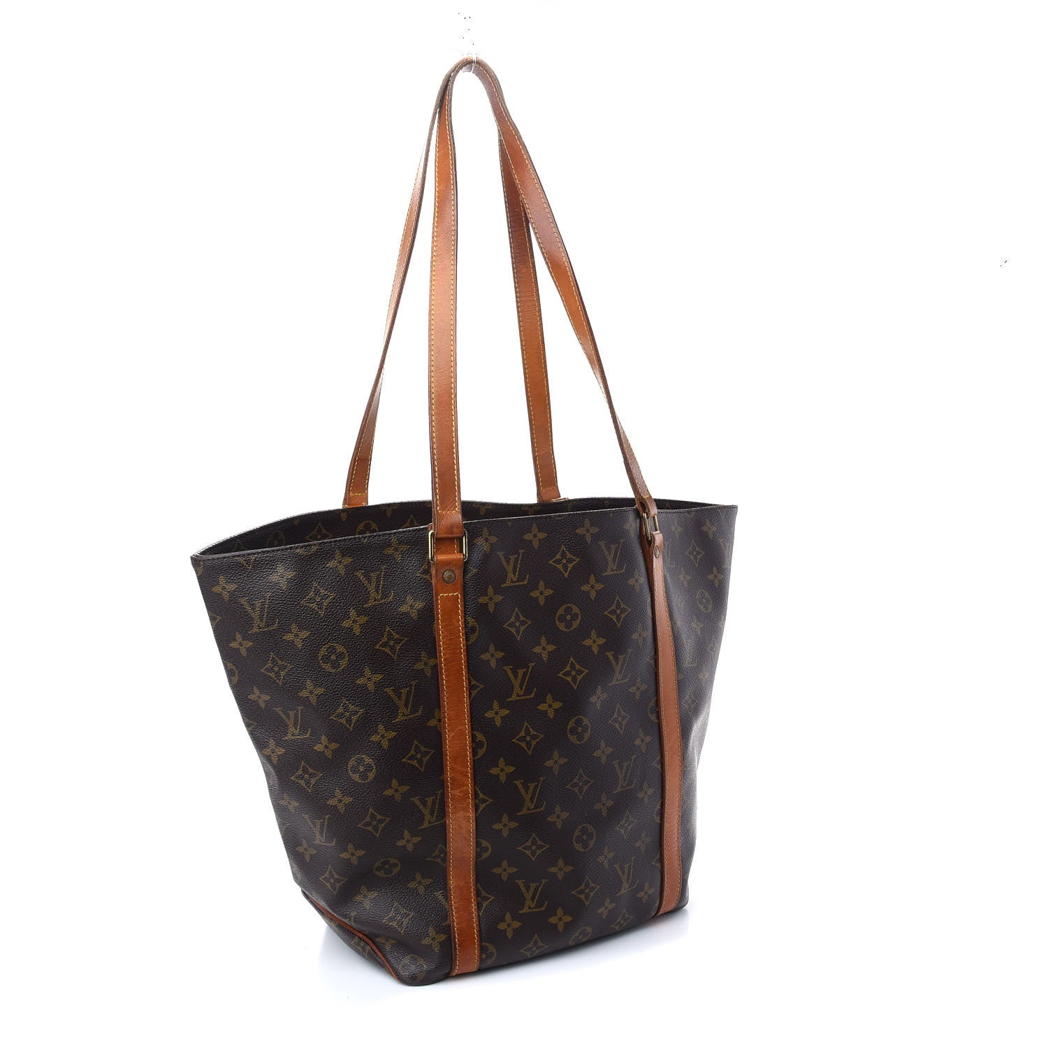 Louis Vuitton Monogram Sac Shopping Tote 3 of 12