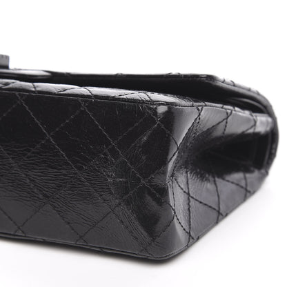Chanel Glazed Calfskin Quilted 2.55 Reissue 226 Flap So Black 11 of 12