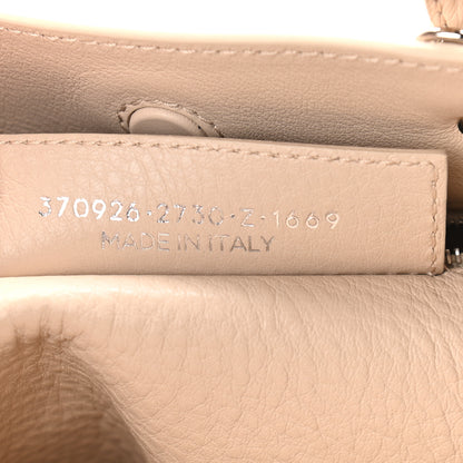Balenciaga Grained Calfskin Papier Mini A4 Zip Around Tote Light Beige 7 of 10