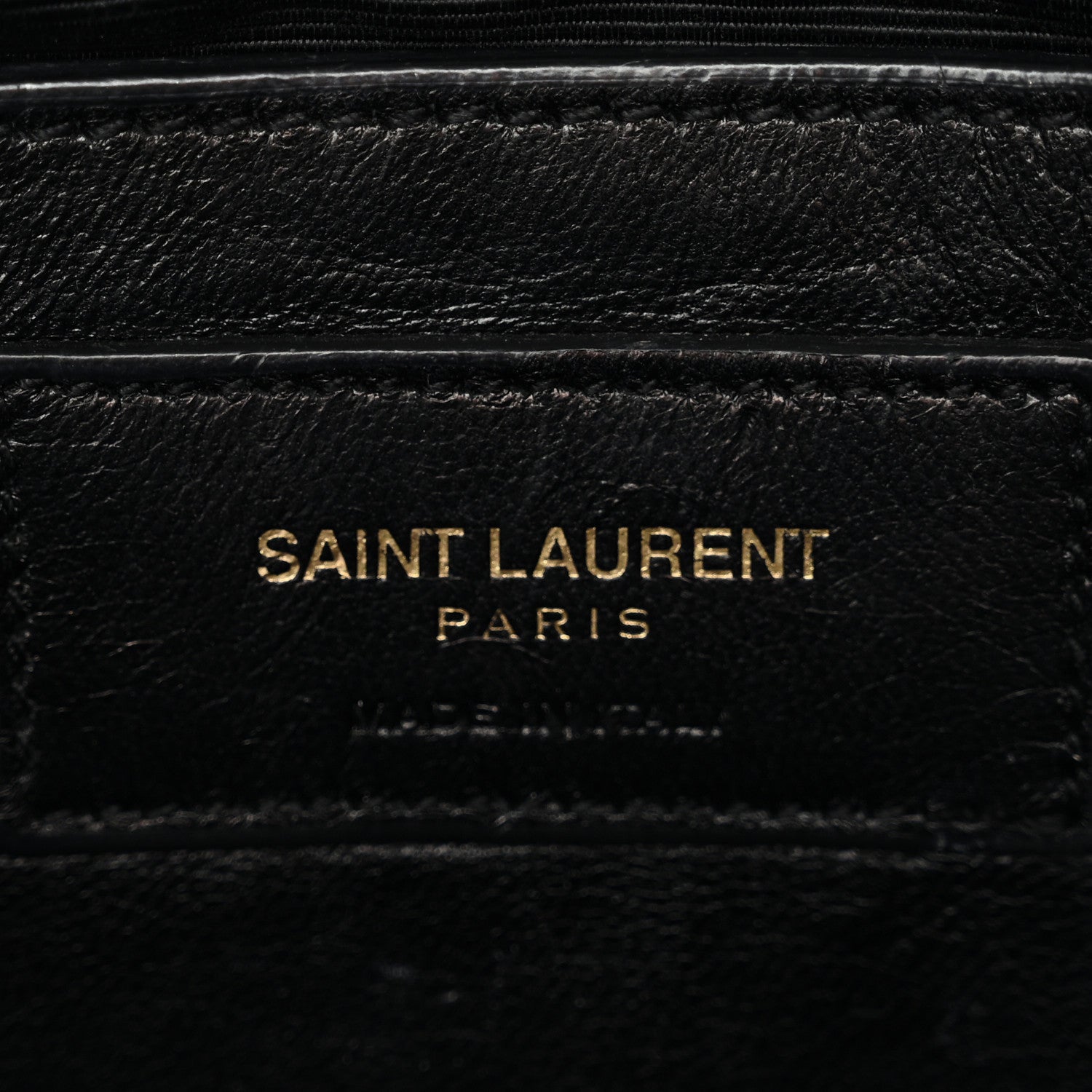 Saint Laurent Grain De Poudre Small Monogram Kate Satchel Black 6 of 10