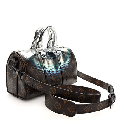 Louis Vuitton Metallic Monogram Portrait Keepall Bandouliere 25 Brown 3 of 10