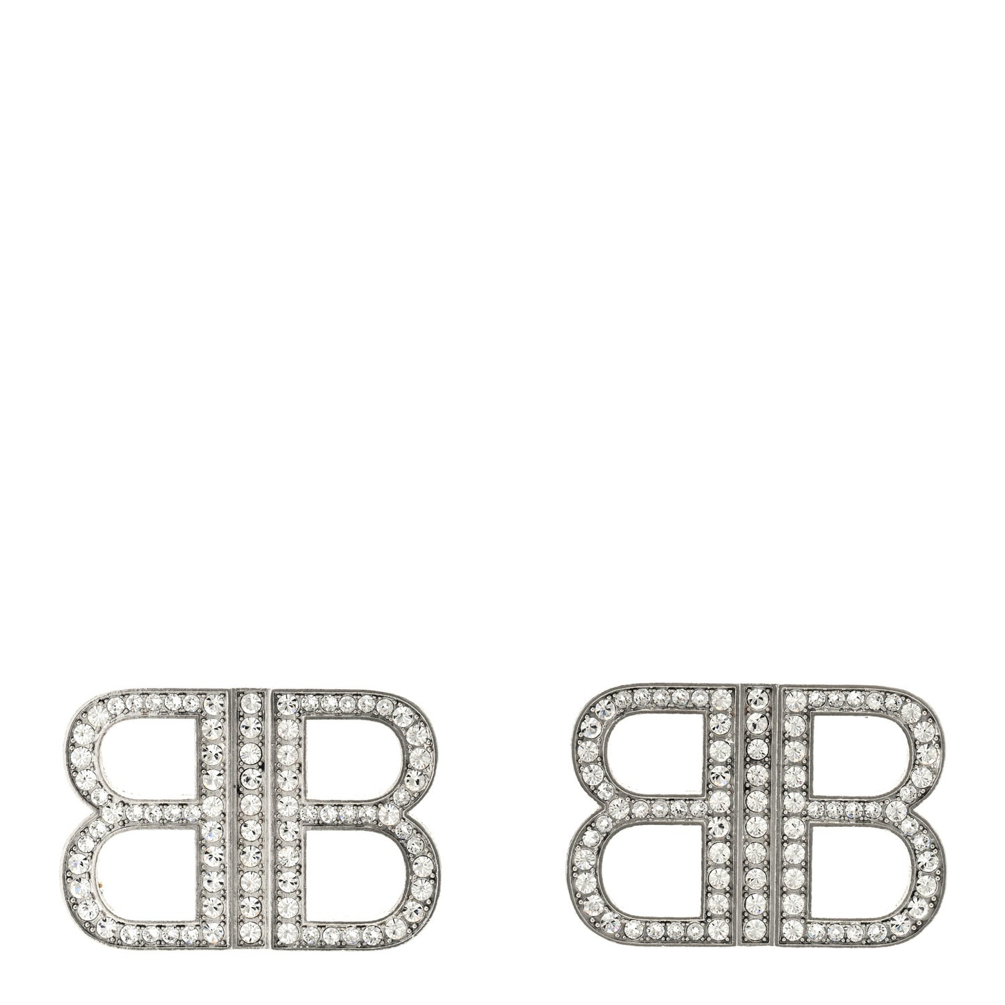 Crystal BB 2.0 Drop Earrings Silver