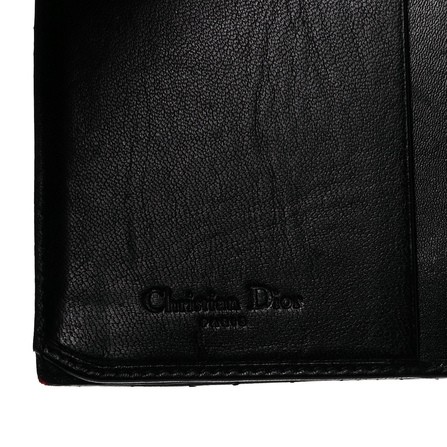 Lambskin Cannage Flap Wallet Black
