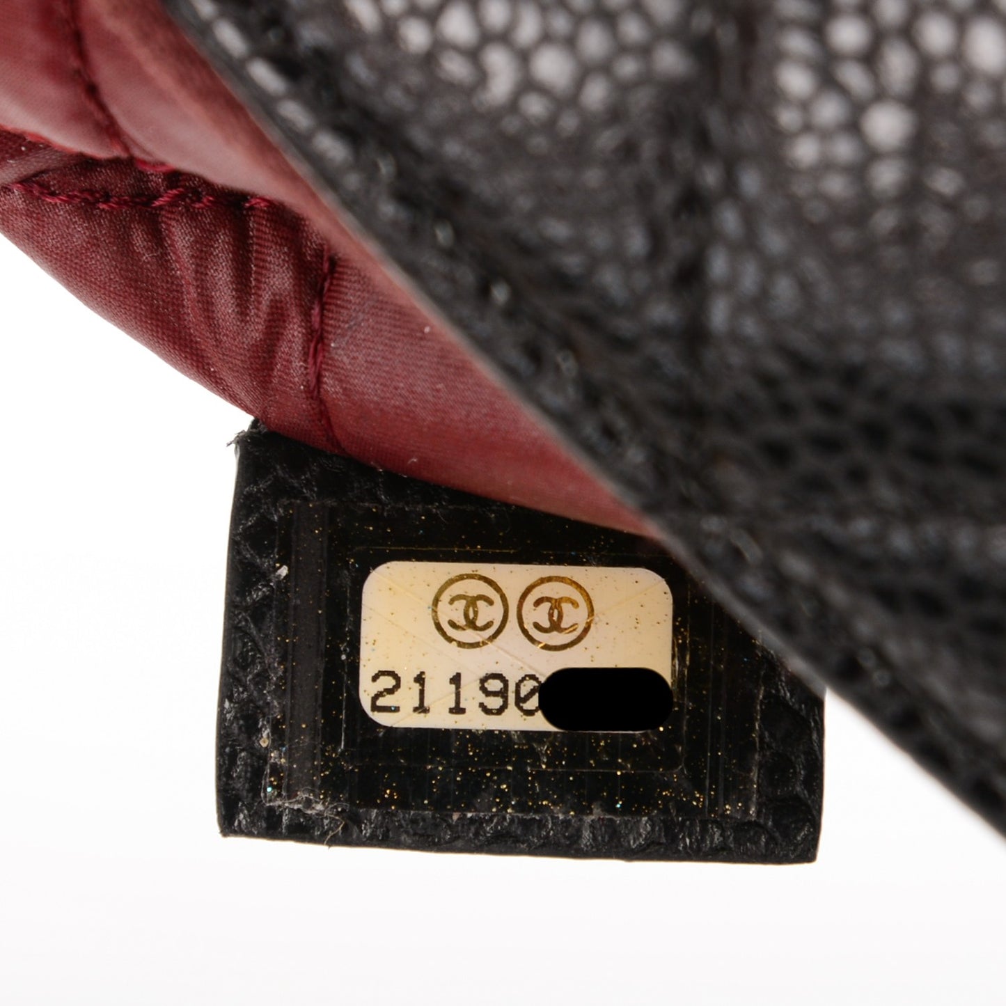 Caviar Quilted Small Pouch Black