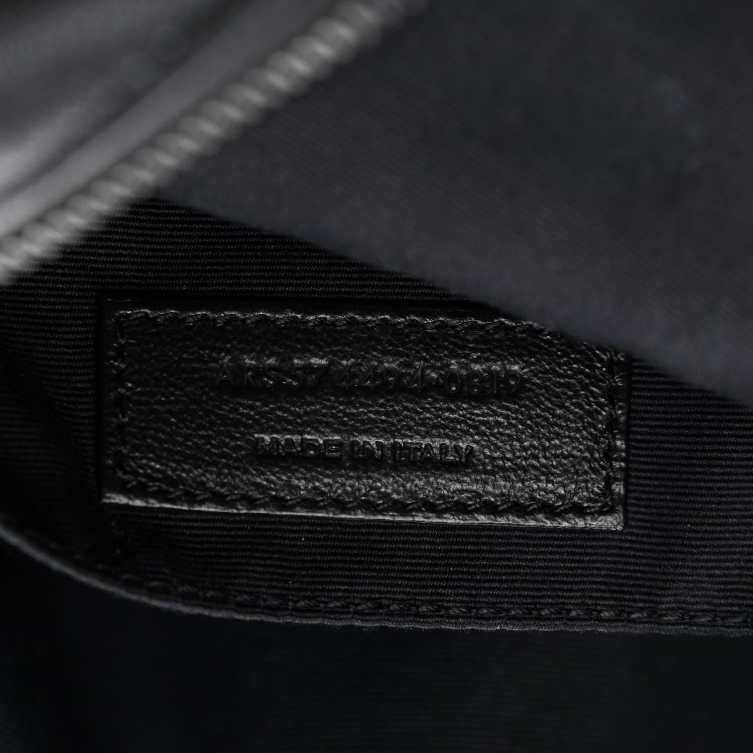 Saint Laurent Lambskin Monogram Small Lou Camera Bag Black 7 of 9
