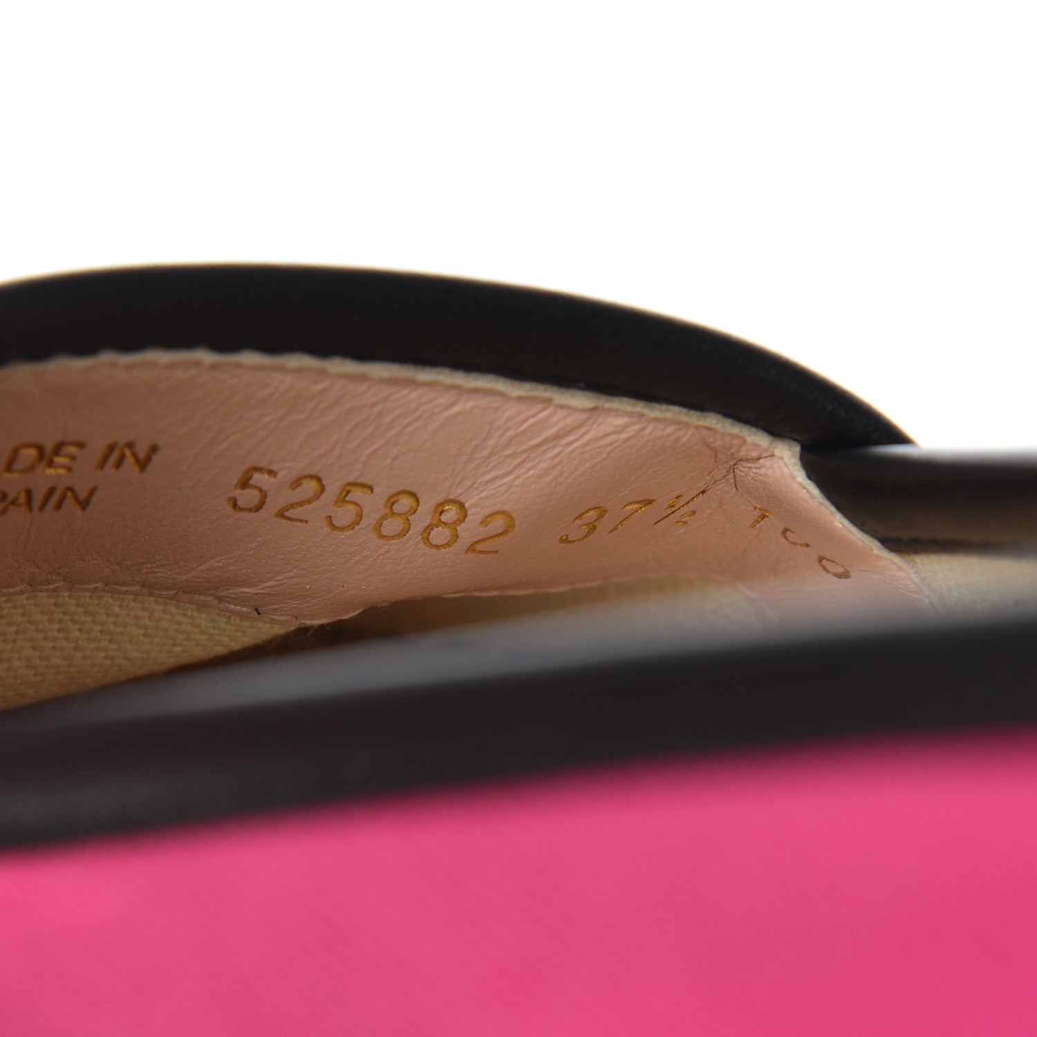 Gucci Canvas Logo Espadrilles 37.5 Cyclamen Rose Black 8 of 10