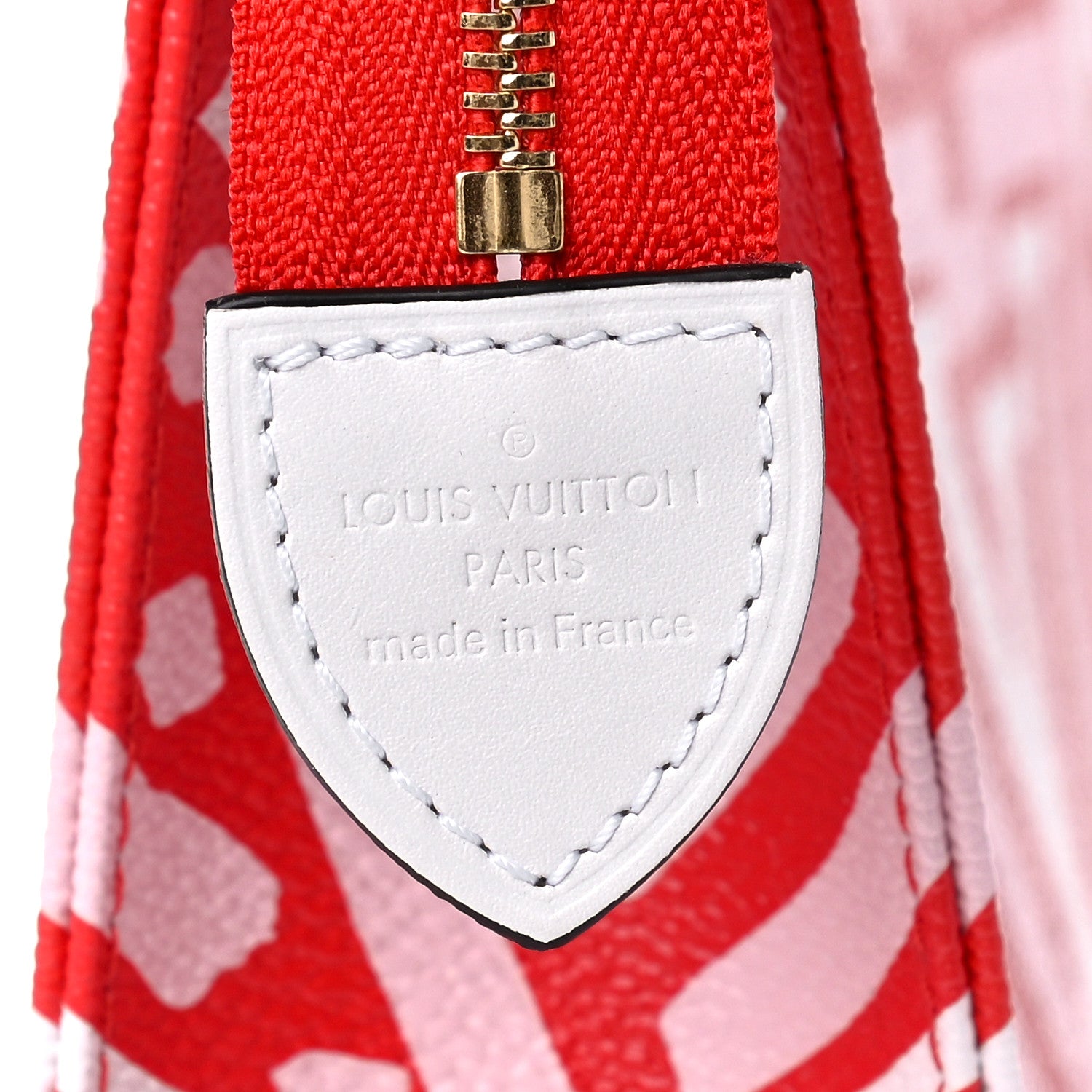 Louis Vuitton Monogram Giant Crafty Pochette Toiletry 26 Rouge Rose Creme 9 of 10