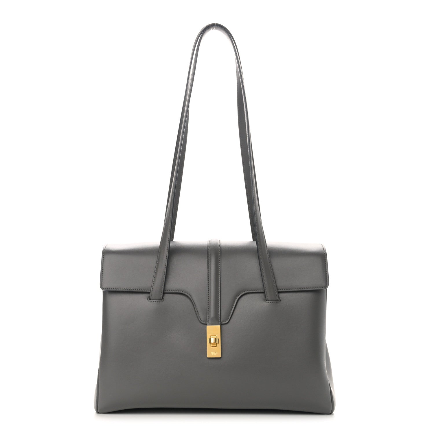 Celine Calfskin Medium Soft 16 Bag Anthracite 1 of 11