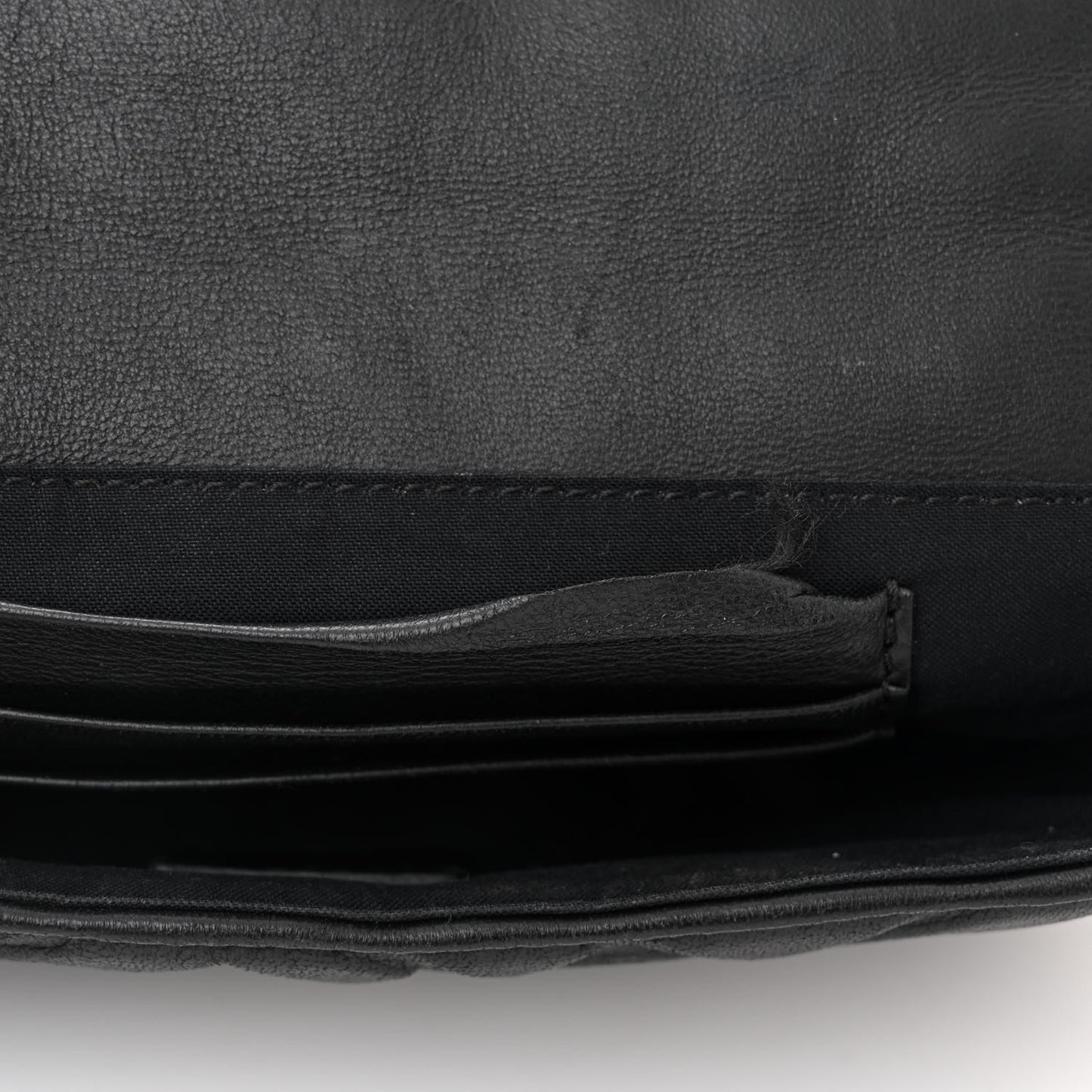 Nappa FF 1974 Embossed Mini Baguette Black