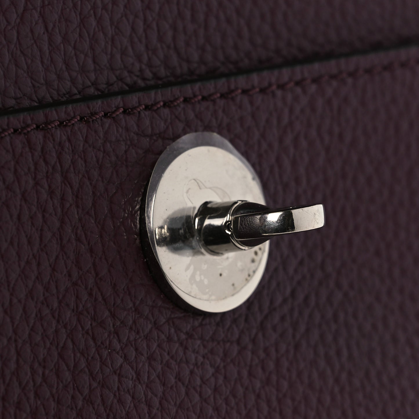 Small Classic Grain Calfskin Antony Messenger Crossbody Black Cherry