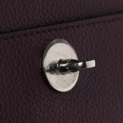 Mulberry Small Classic Grain Calfskin Antony Messenger Crossbody Black Cherry 12 of 13