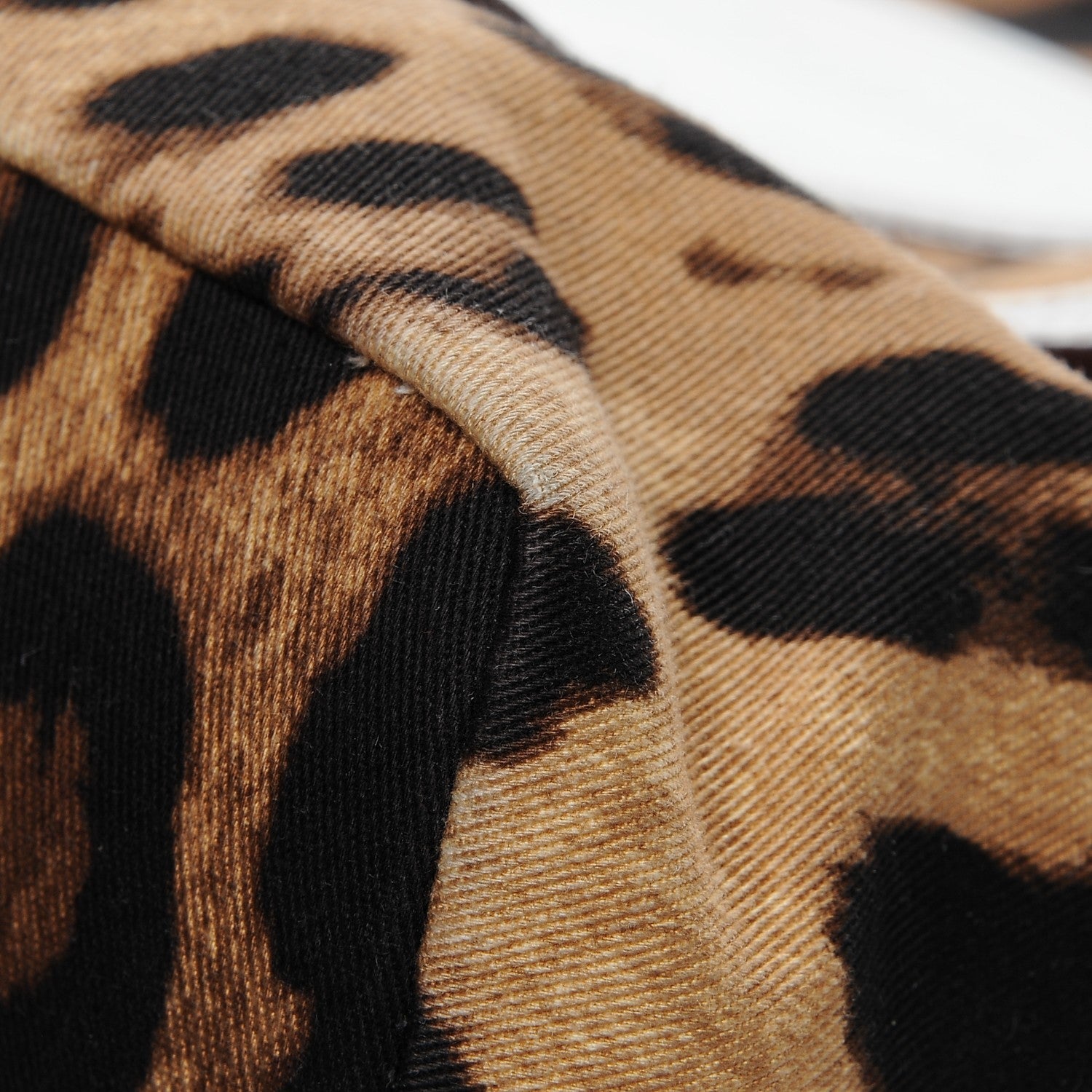 Dolce & Gabbana Canvas Leopard Print Animalier Tote White 9 of 9