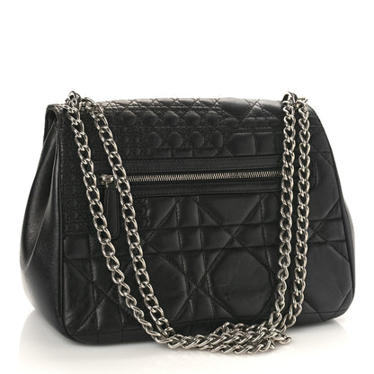 Christian Dior Lambskin Mixed Cannage Miss Dior Flap Black 3 of 11