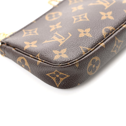 Louis Vuitton Monogram Mini Pochette Accessories 7 of 9