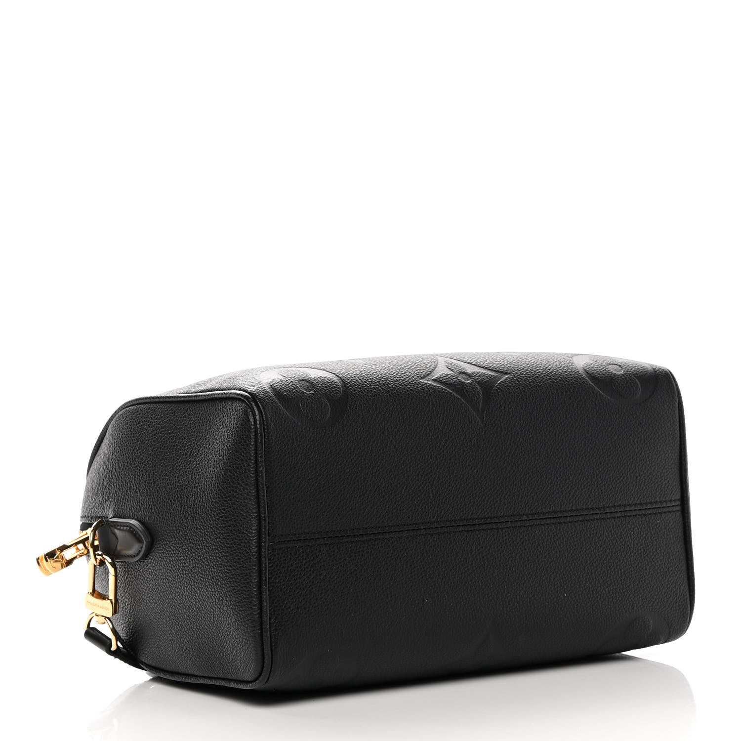 Louis Vuitton Empreinte Monogram Giant Speedy Bandouliere 25 Black 4 of 9