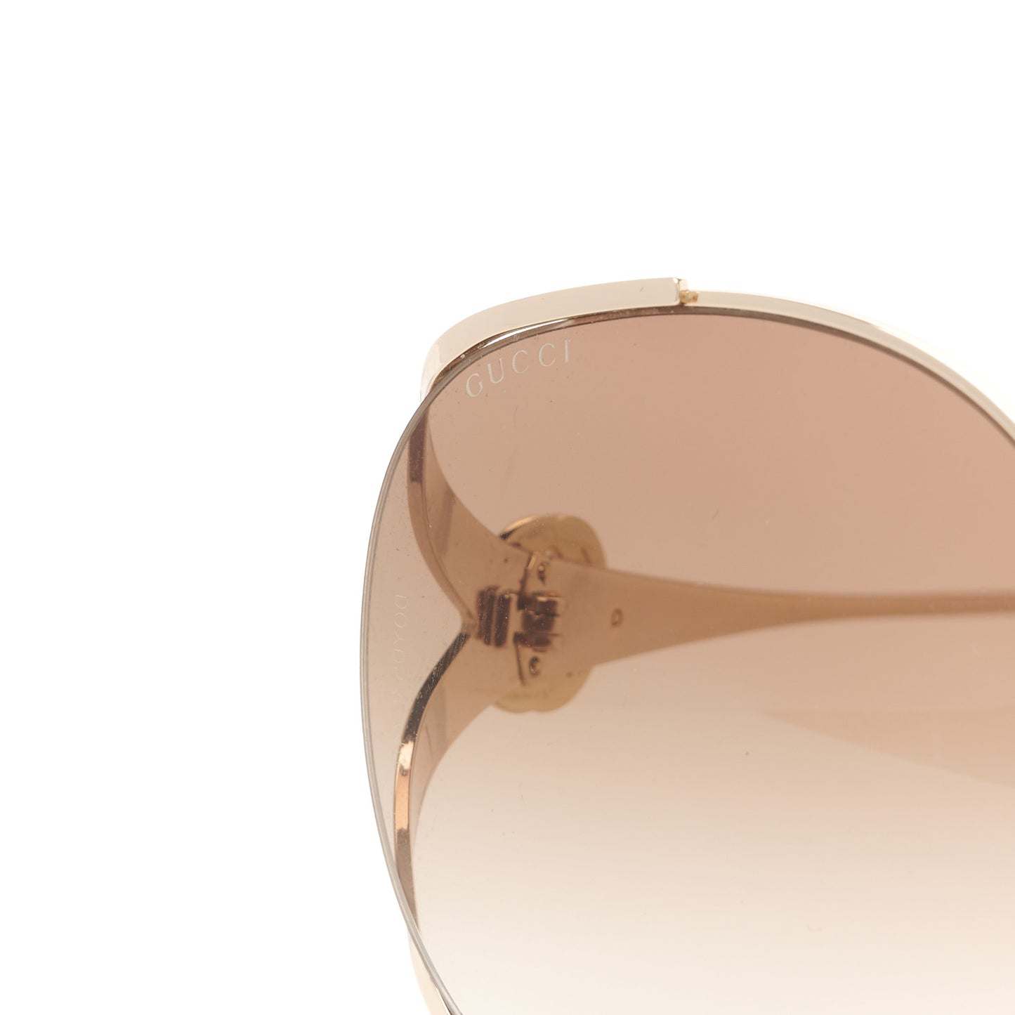 Metal Oversized Round Frame GG0225S Sunglasses Green Pink