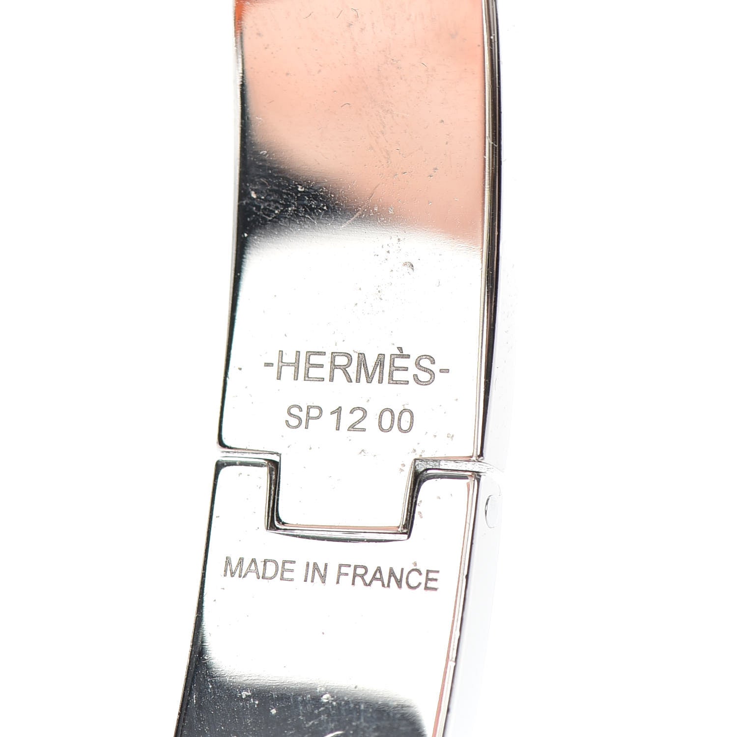 Hermes Brushed Palladium Kelly Men's Bracelet 4 of 4