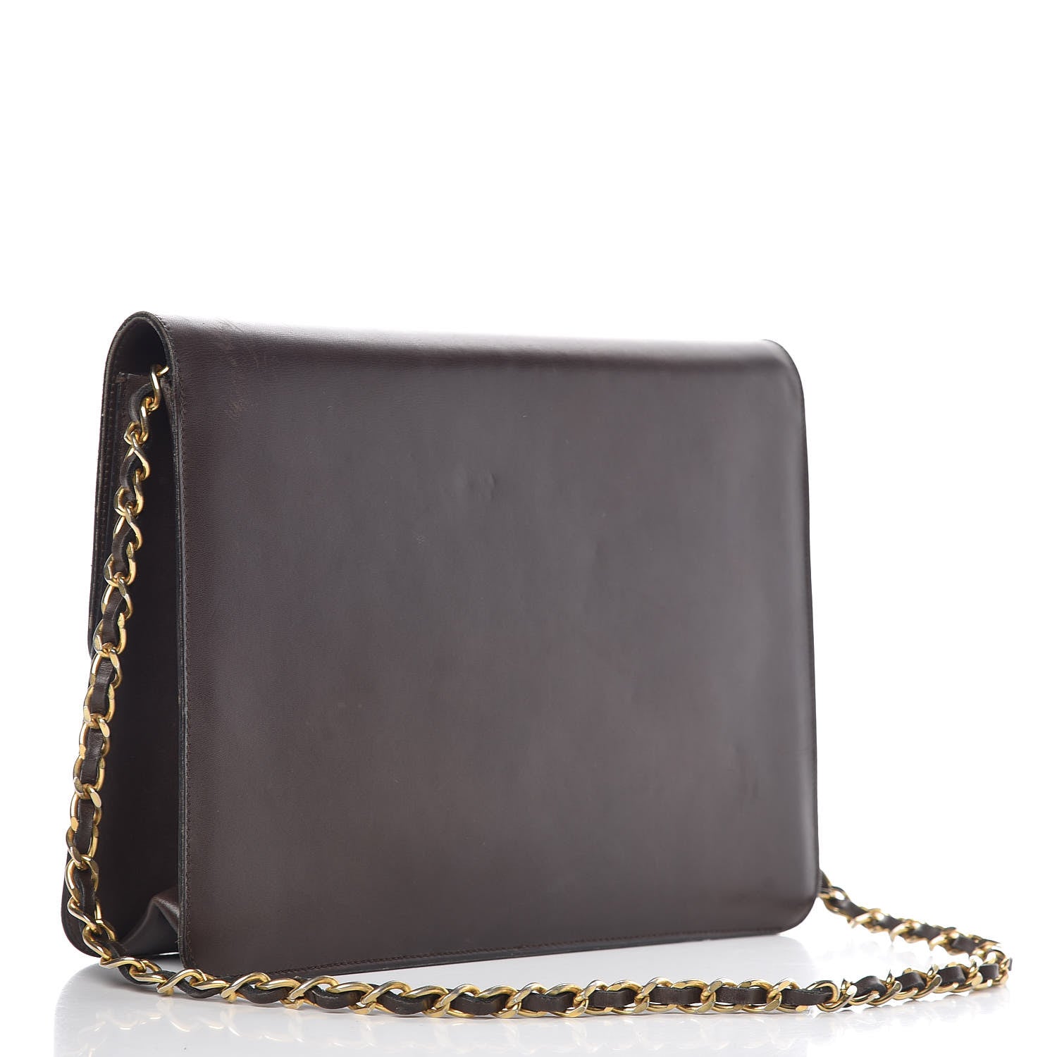 Chanel Calfskin Medium Single Flap Brown 3 of 16